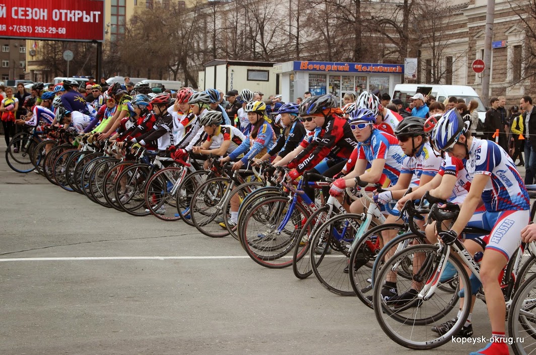 Копейчане завоевали весь пьедестал почёта традиционной велогонки