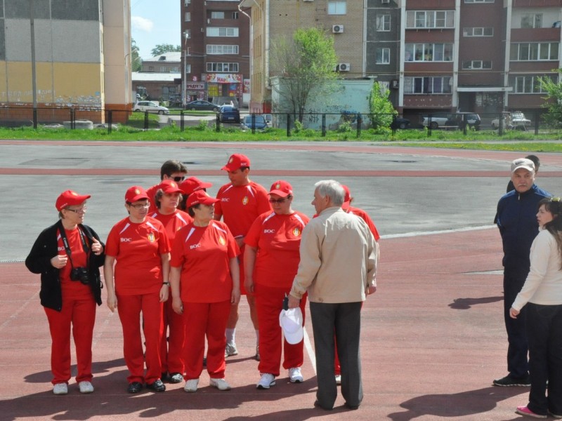 В Копейске прошли соревнования атлет-инвалидов по зрению